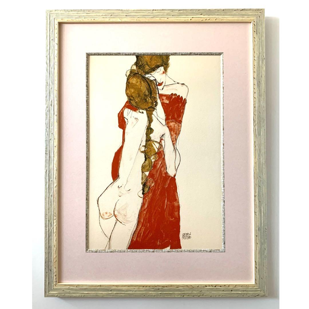 エゴンシーレ 絵画 （中サイズ）