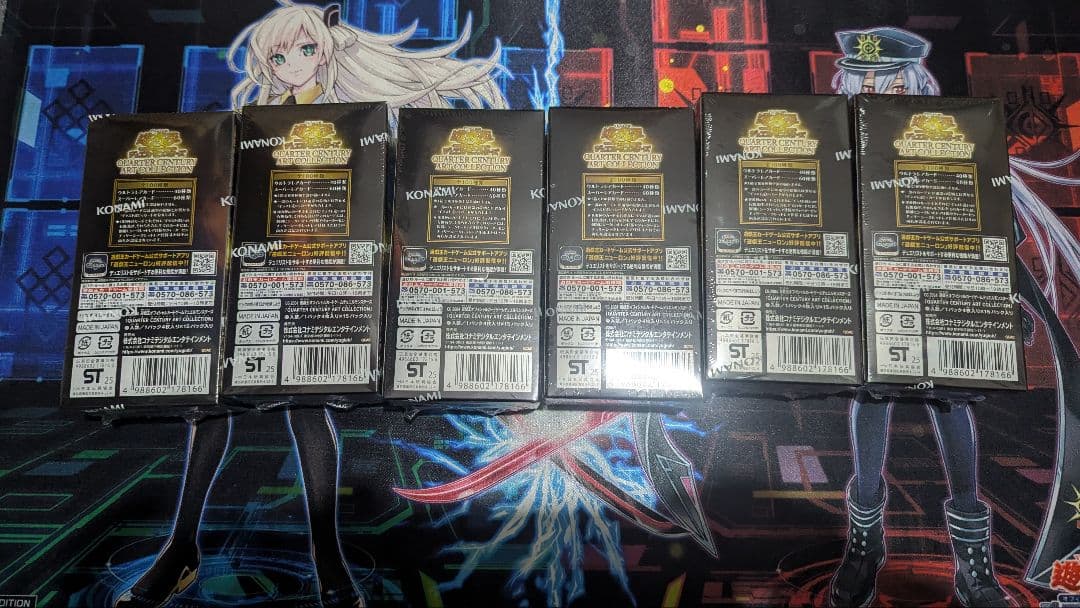 遊戯王OCG クォーターセンチュリーアートコレクション　6box シュリンク付き