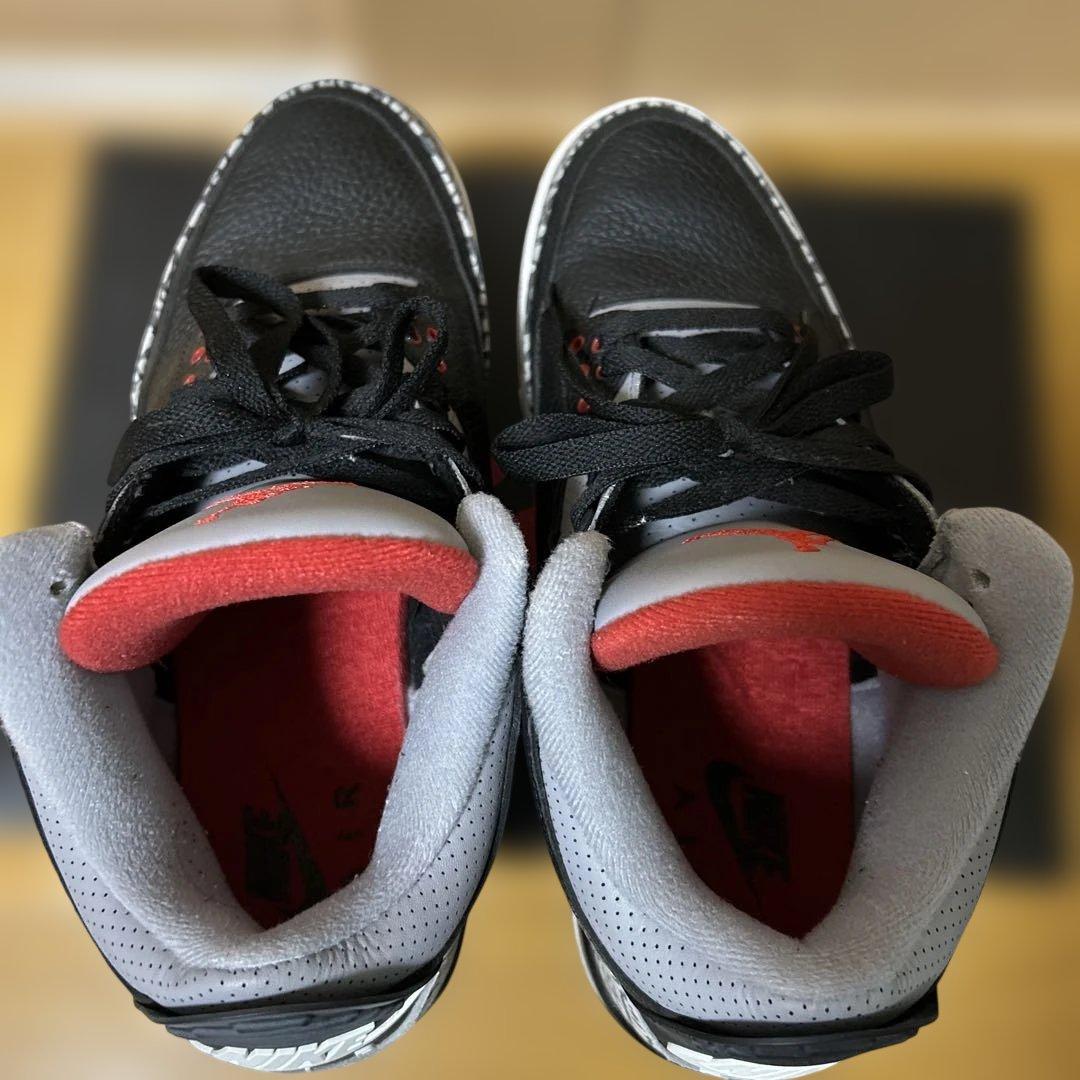 シューズ(男性用) AIR JORDAN3 RETRO OG BLACK CEMENT 2018