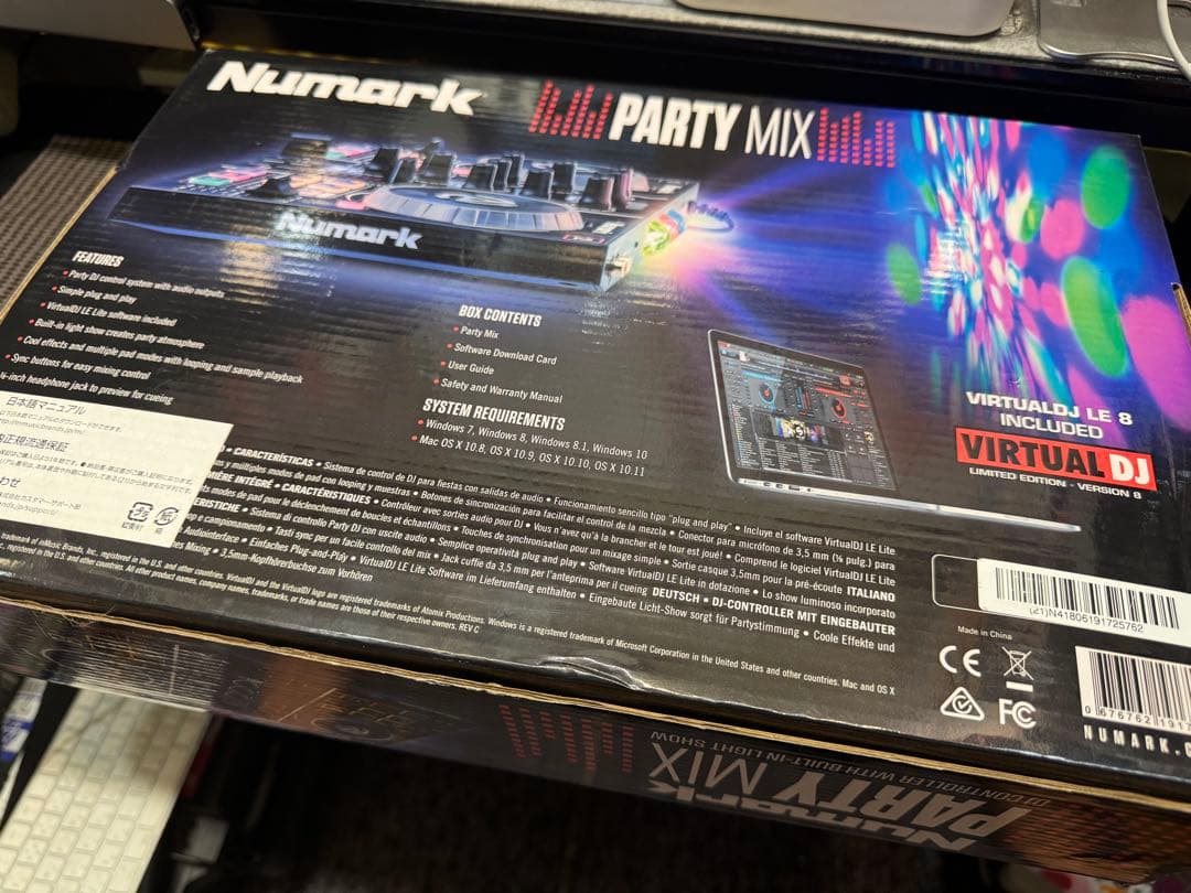 numark party mix （SeratoDJ Proでの動作確認済み）