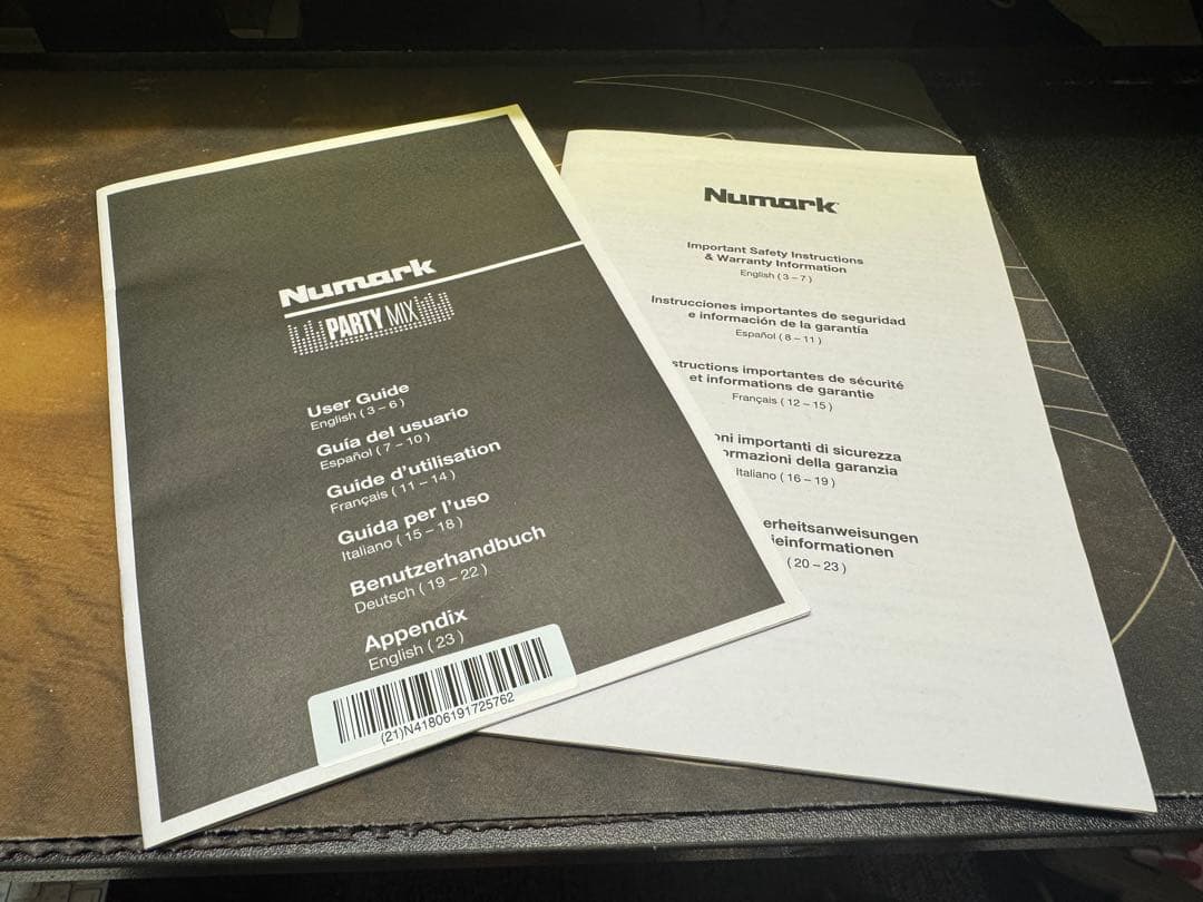 numark party mix （SeratoDJ Proでの動作確認済み）