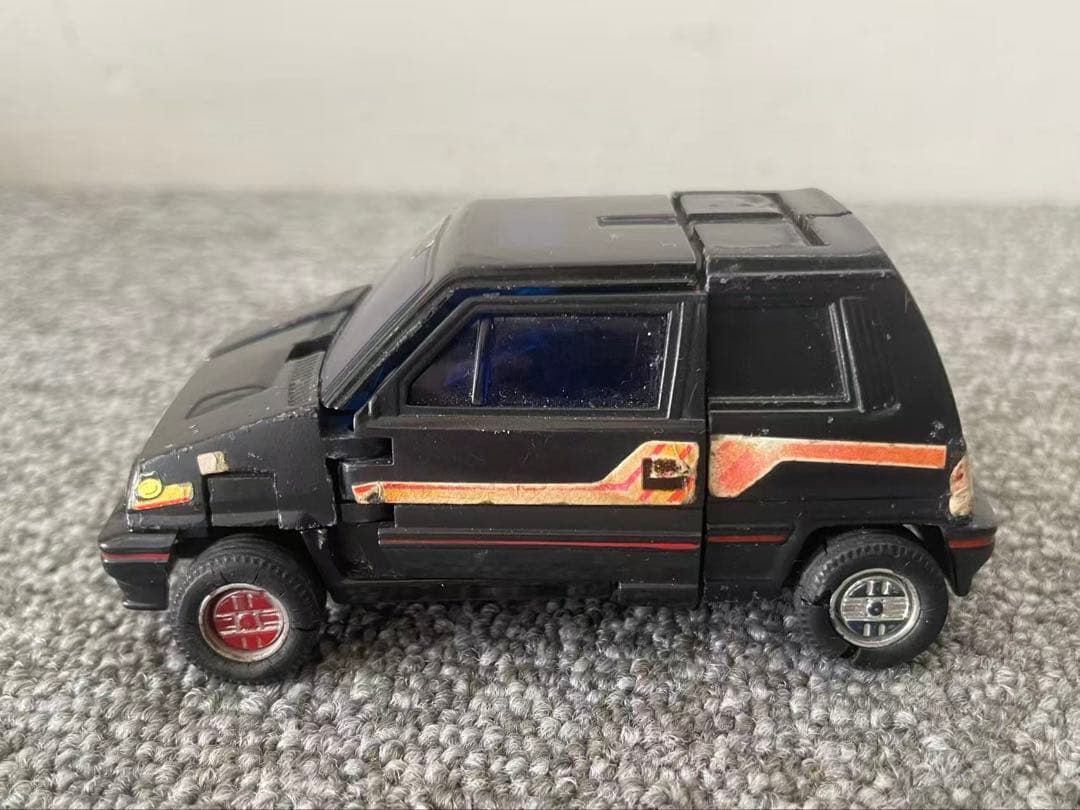 ダイアクロン カーロボット No.9 ホンダ・シティターボ ブラック 当時物