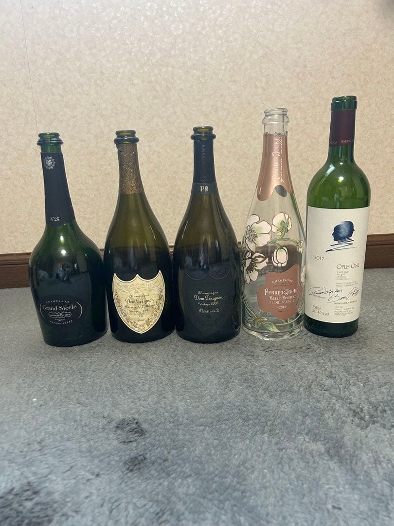 ★値下げしました★山崎12年、シャンパン、ワインの空瓶セット