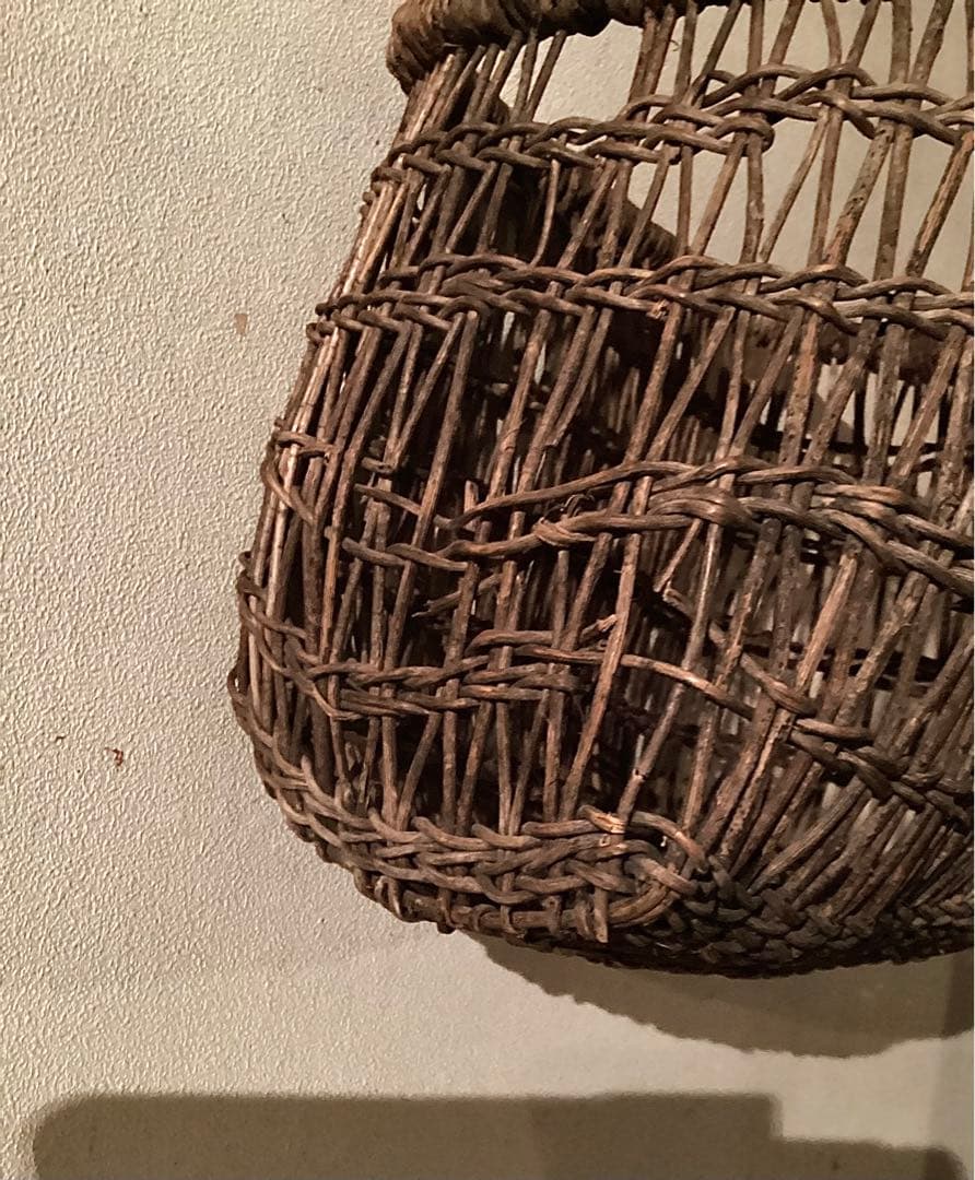 古道具　籠　民藝　ブロカント　襤褸　ヴィンテージ　french 古道具坂田