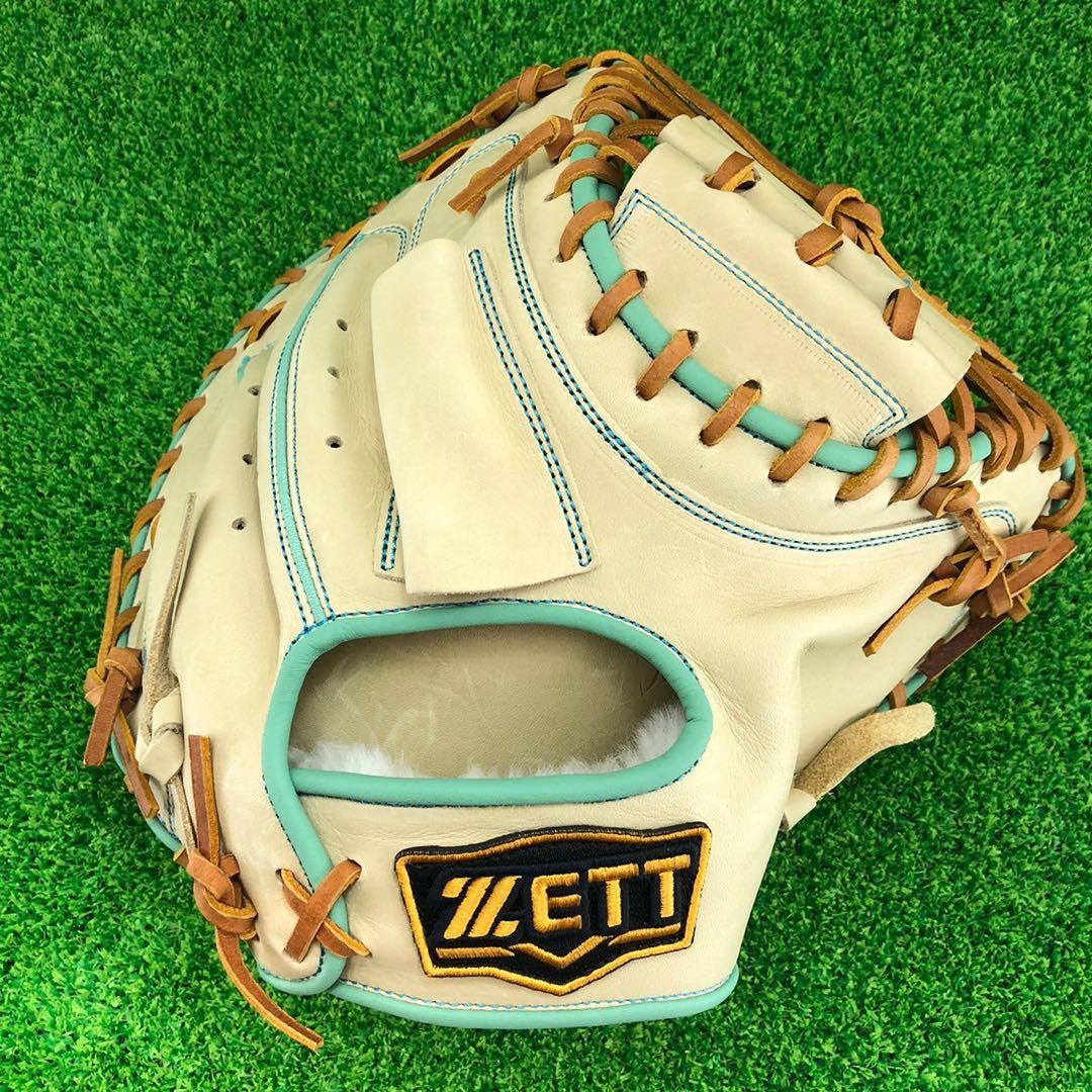 ゼット ZETT 捕手用 硬式キャッチャーミット 右投げ 海外 1075