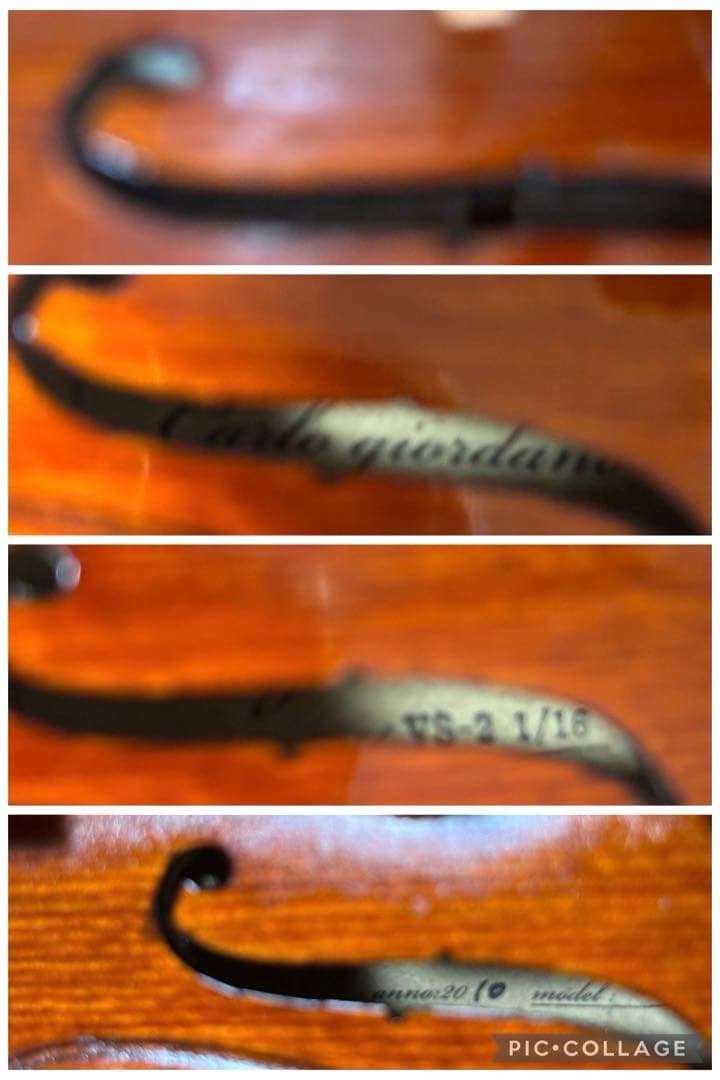 【弦交換済み】カルロジョルダーノ　バイオリン　VS-2 1/16 2010年