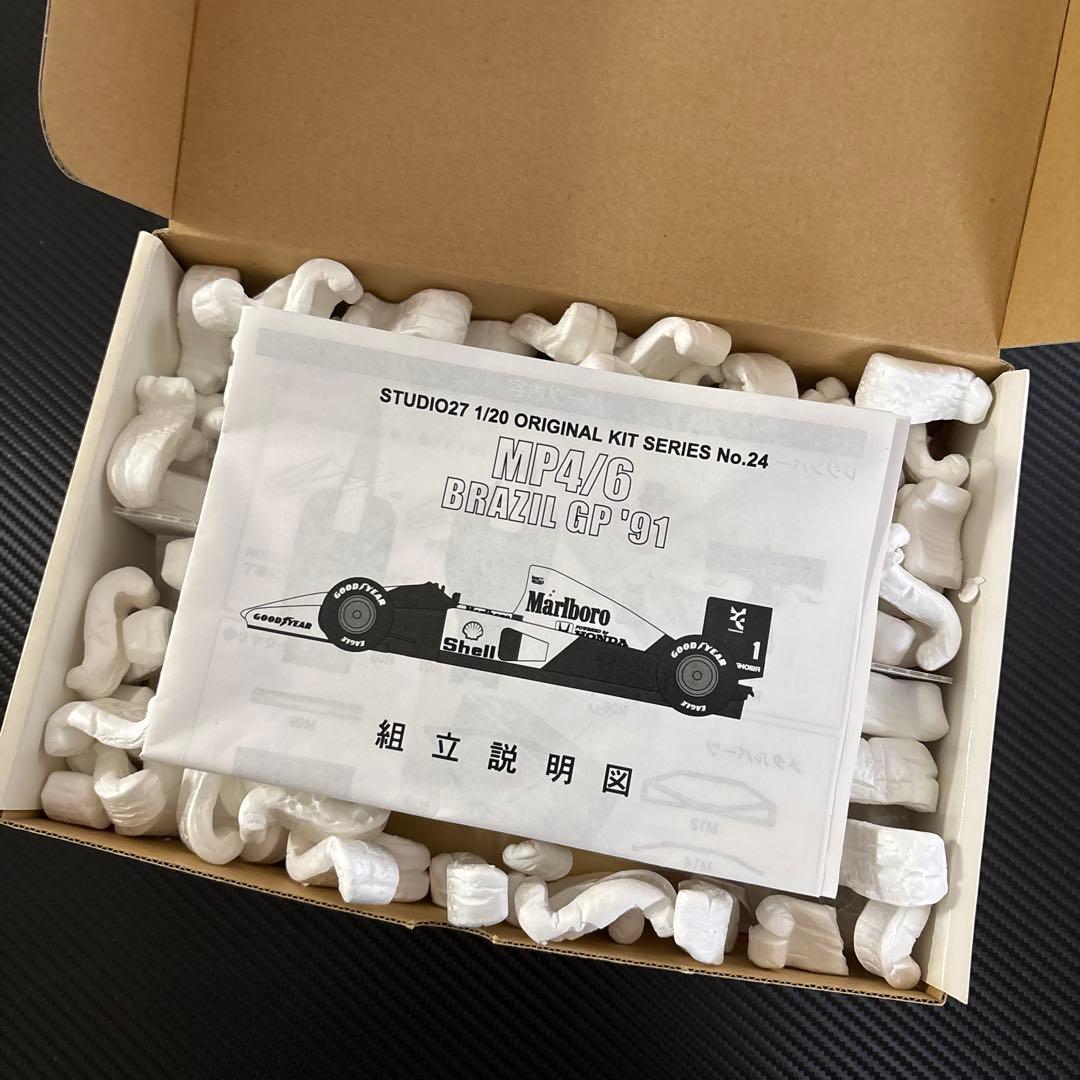 【アイルトン・セナ】1/20マクラーレンホンダMP4/6 '91 ブラジルGP