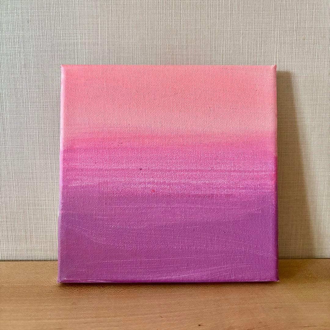 山崎美弥子さん絵画 「夢の叶うとき」空と海の絵　150×150