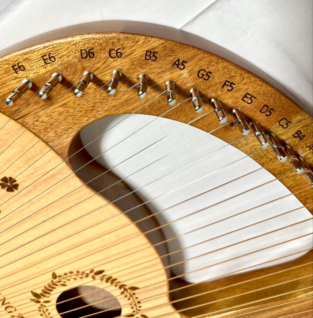 【美品】JINGZI MUSIC ライアーハープ 24弦 ミニハープ