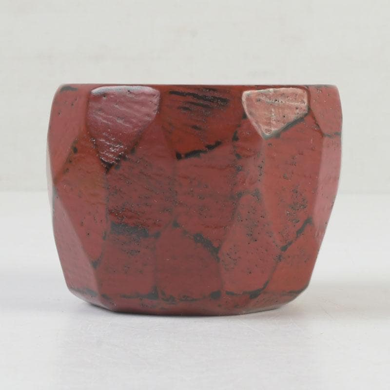 時代漆器　根來塗　ぐい呑　酒器　在銘　V　9856