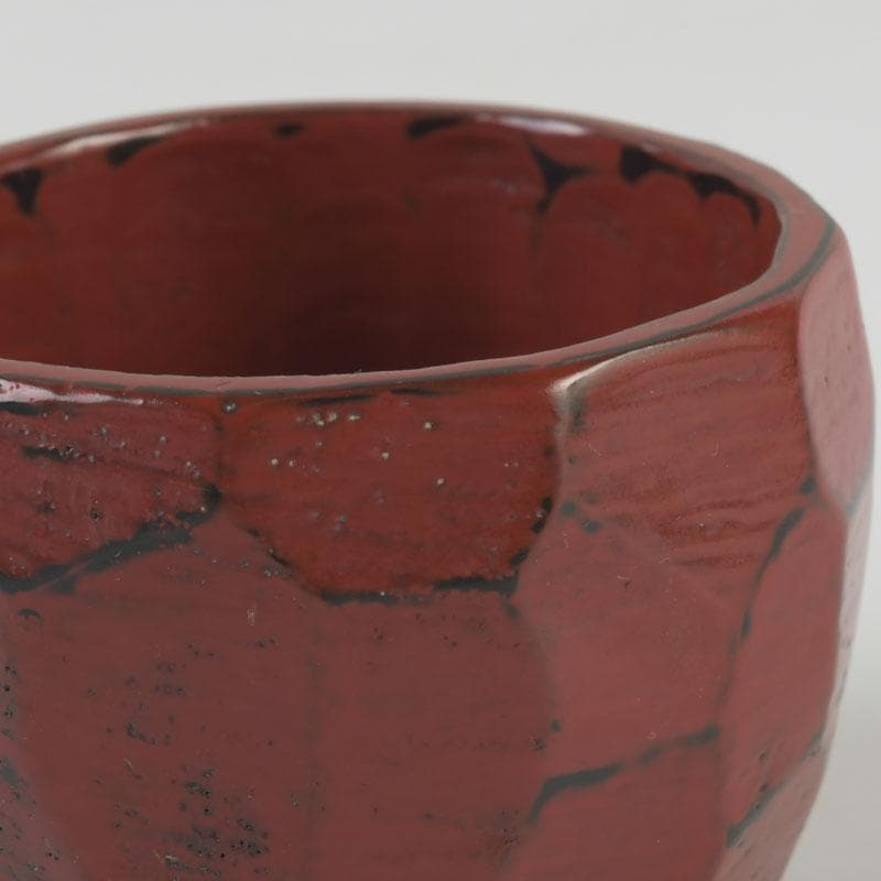 時代漆器　根來塗　ぐい呑　酒器　在銘　V　9856