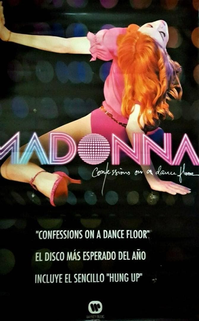 マドンナ　Confessions　メキシコ製　大判 厚手 ビニール製 ポスター