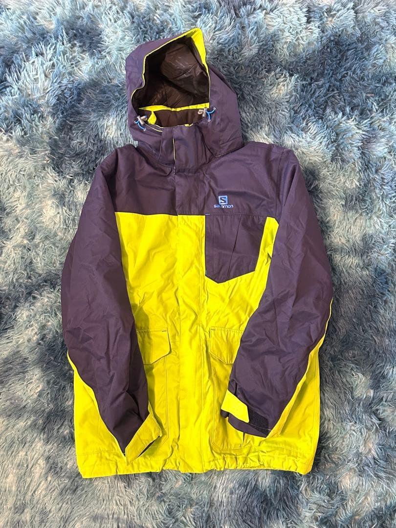 Salomon Clima Pro スキーウェア S ネオンイエロー