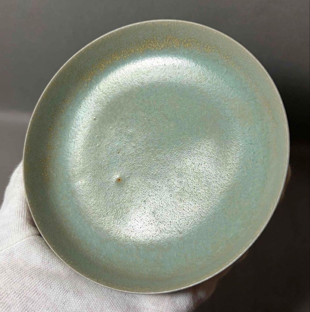 中国 平丸形洗筆(皿)　f2260107