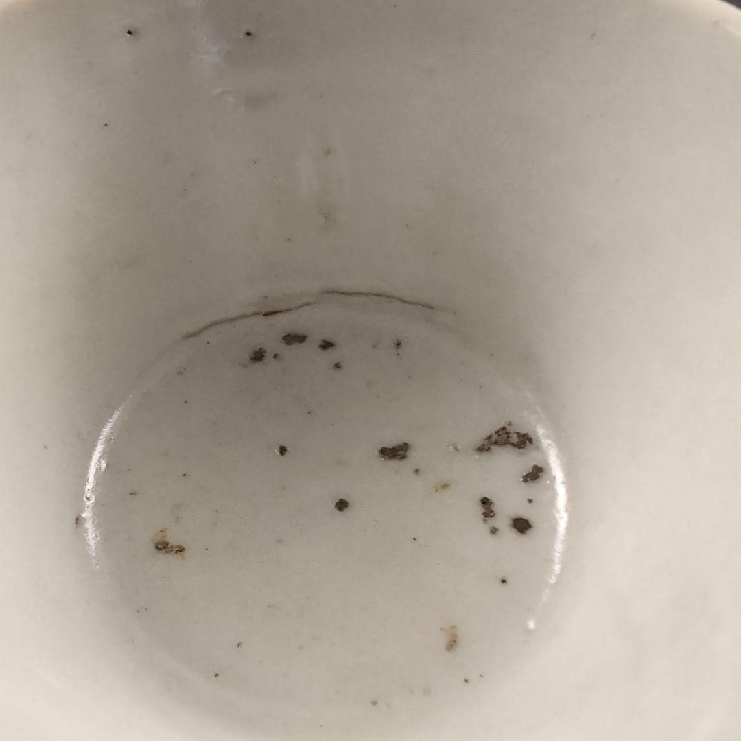 初期伊万里そば猪口 古伊万里そば猪口 厚底 高台付き 合わせ箱付き