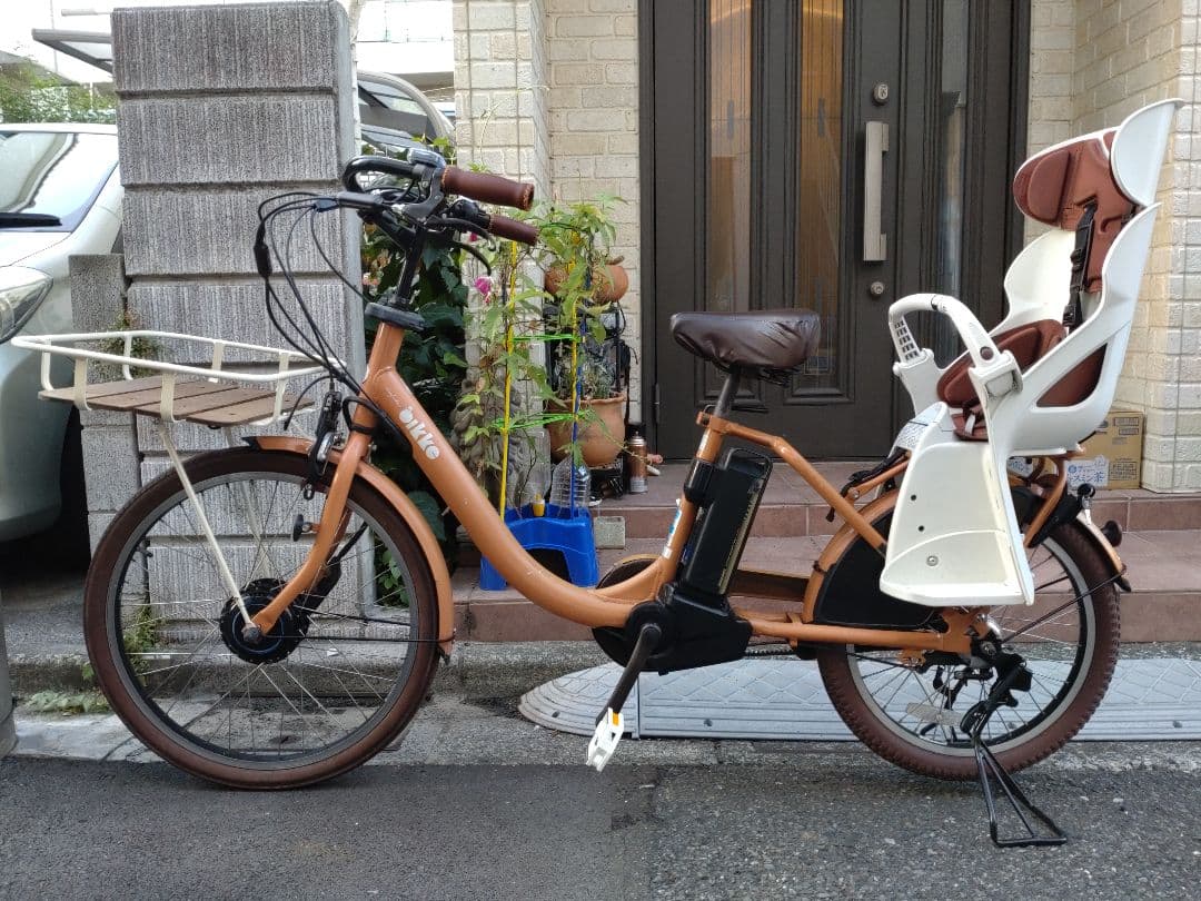 配送可★直接引渡可★カスタム【現行型ビッケモブ】電動アシスト自転車★３人乗子供乗
