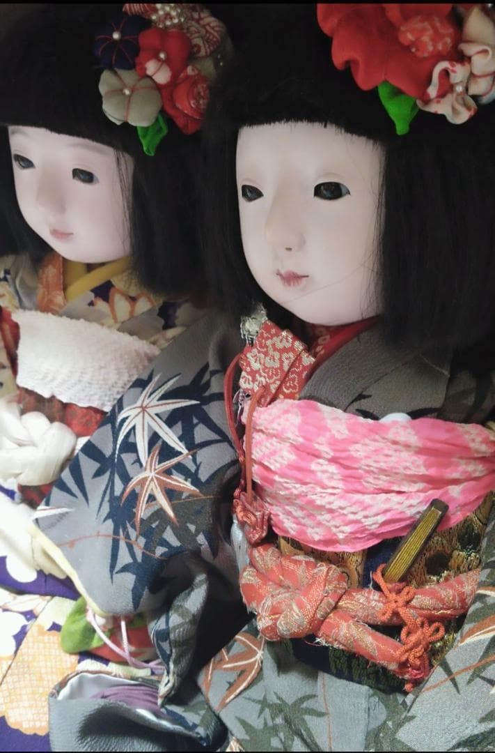 市松人形　昭和初期　42cm12号　星光