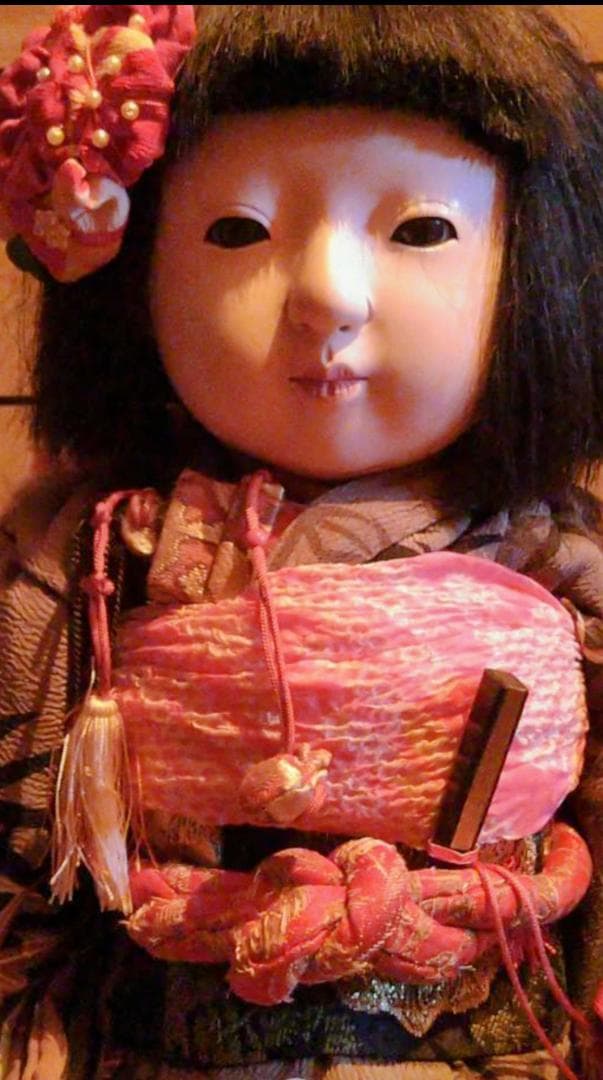 市松人形　昭和初期　42cm12号　星光