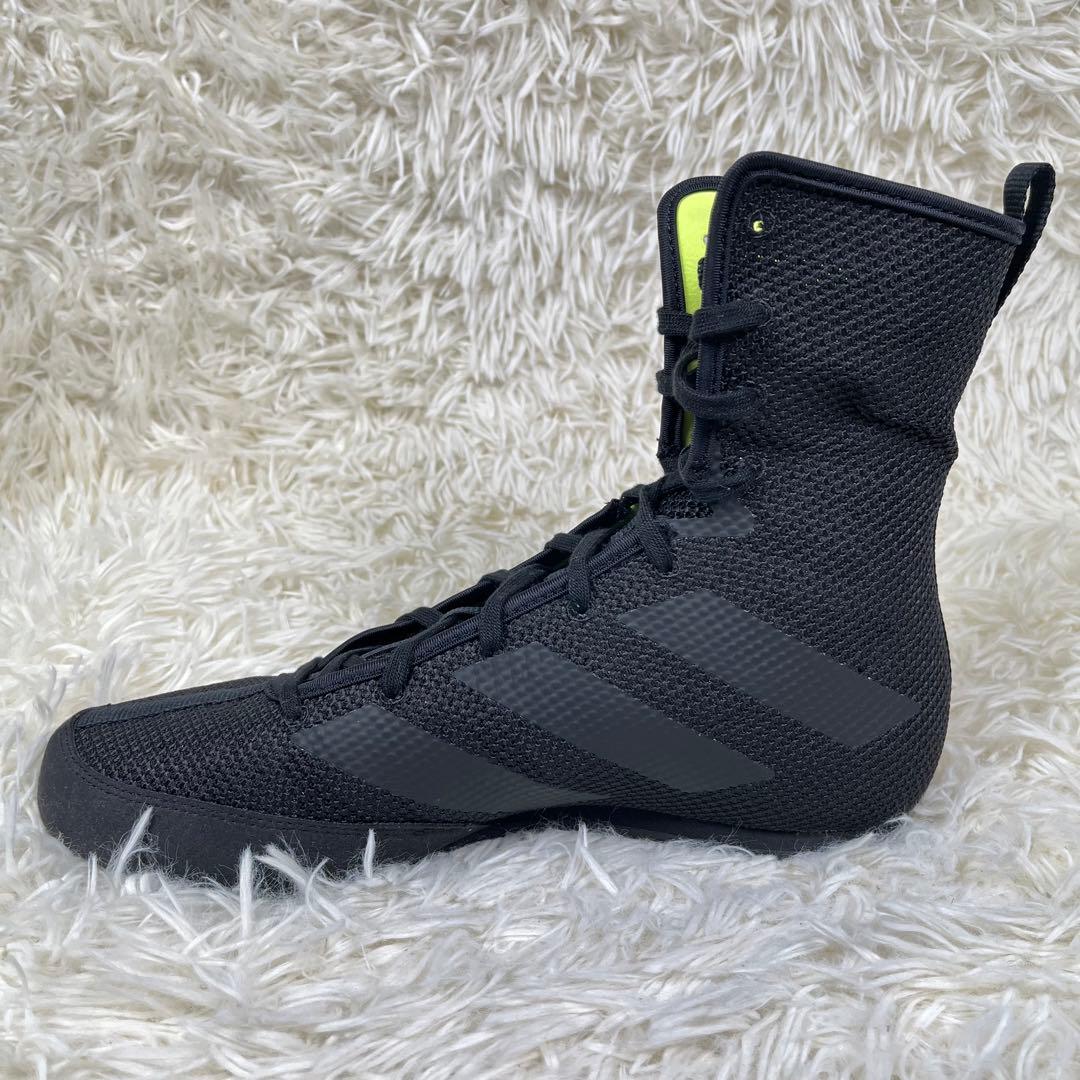 未使用極美品　アディダス　ボクシングシューズ BOXHOG3 メッシュ　ブラック