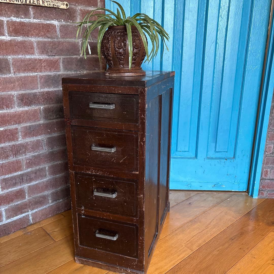 アンティーク　骨董　引き出し　木製