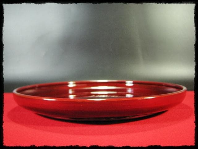 即中斎 御筆写 寿盆 柳庵好 表千家 初瀬川柳庵 茶道具 点前盆 飾盆 f179