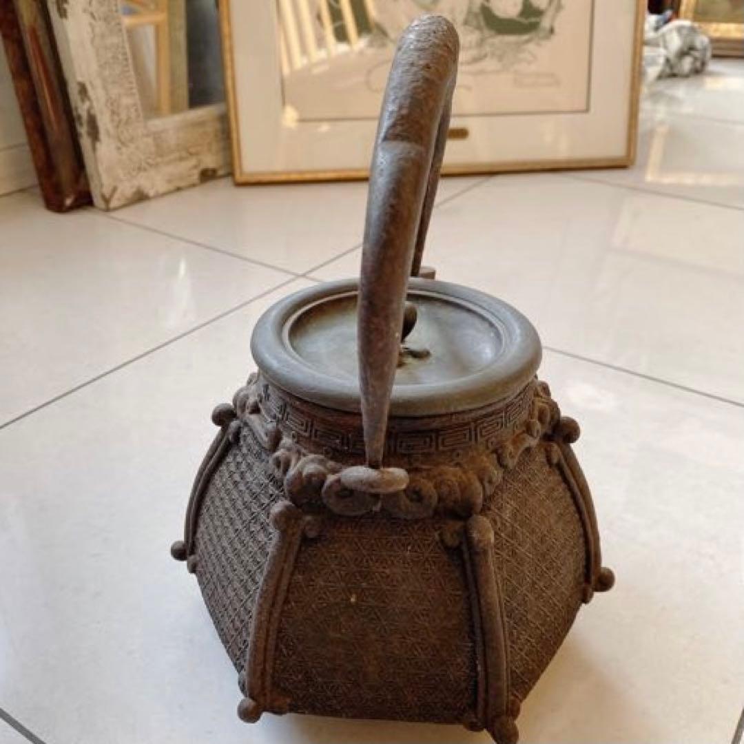 鉄瓶　金龍堂造　骨董　アンティーク