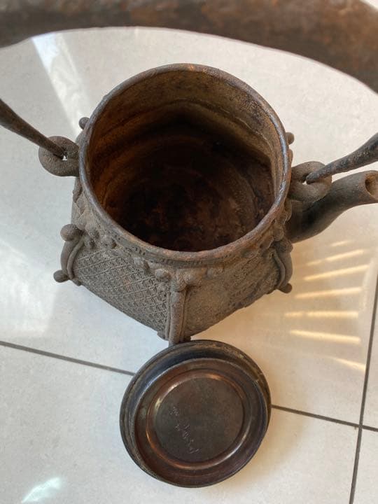 鉄瓶　金龍堂造　骨董　アンティーク