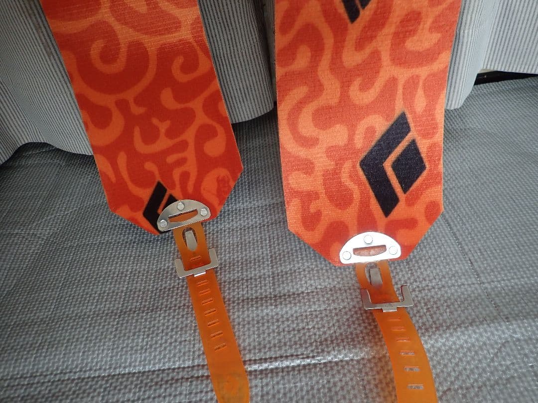 BD スキー　クライミングスキン　橙模様