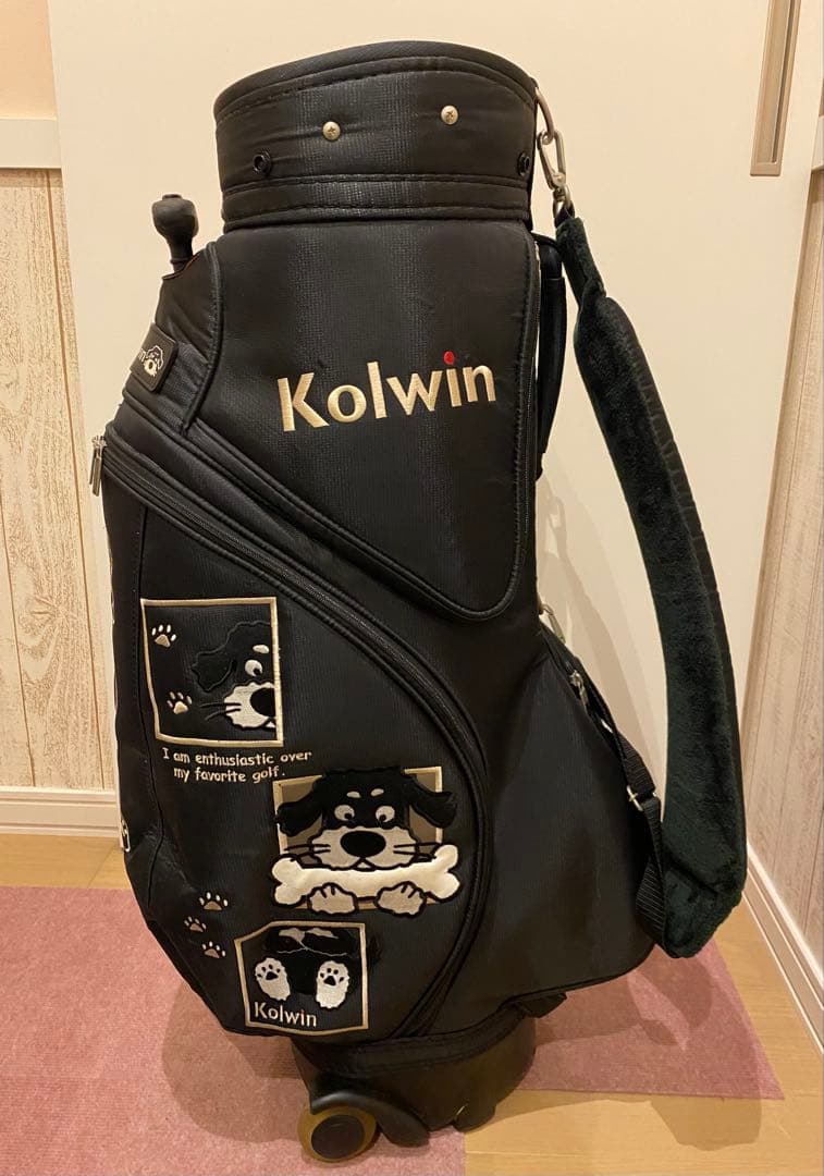 希少美品 コルウィン キャディバッグ キャスター付き