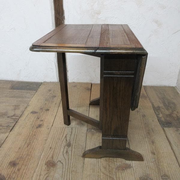 イギリス アンティーク 家具 CC41 スモールゲートレッグテーブル 6132e