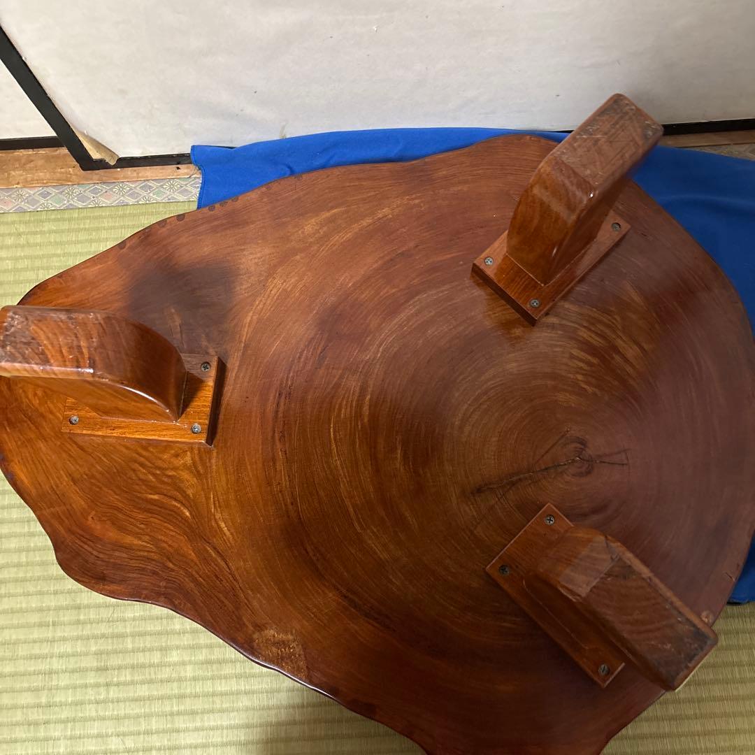 木製 不規則形状 座卓