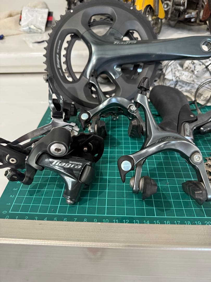 美品　SHIMANO ティアグラ R4700 リムブレーキ グループセット