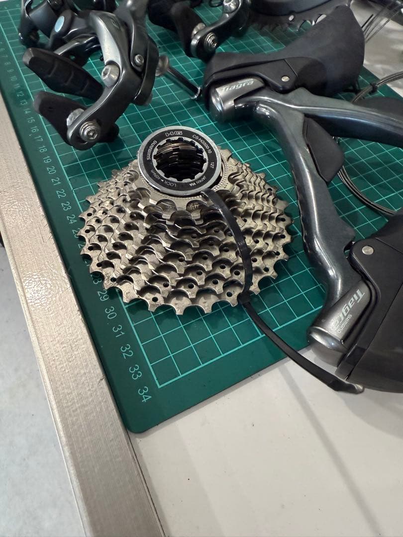 美品　SHIMANO ティアグラ R4700 リムブレーキ グループセット