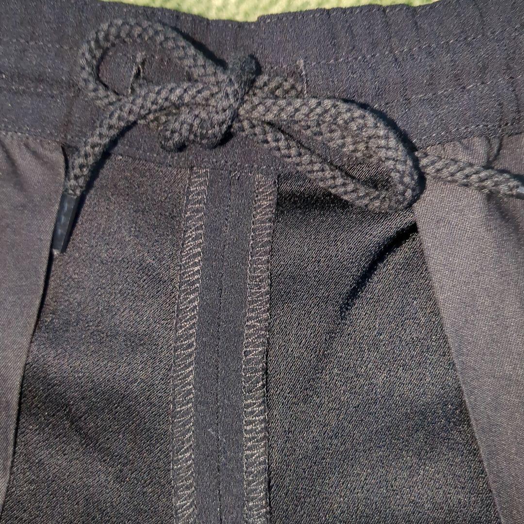 【美品】the HOUSE ザ・ハウスサイドラインパンツゴルフウェア黒 メンズL