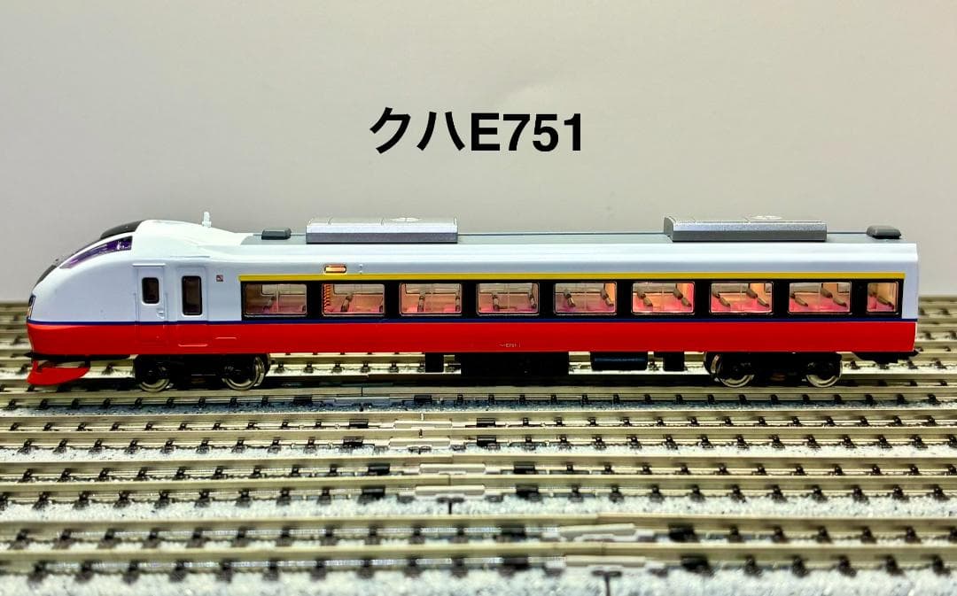 E751系『スーパーはつかり』6両セット ”室内灯・TNカプラー装備編成”