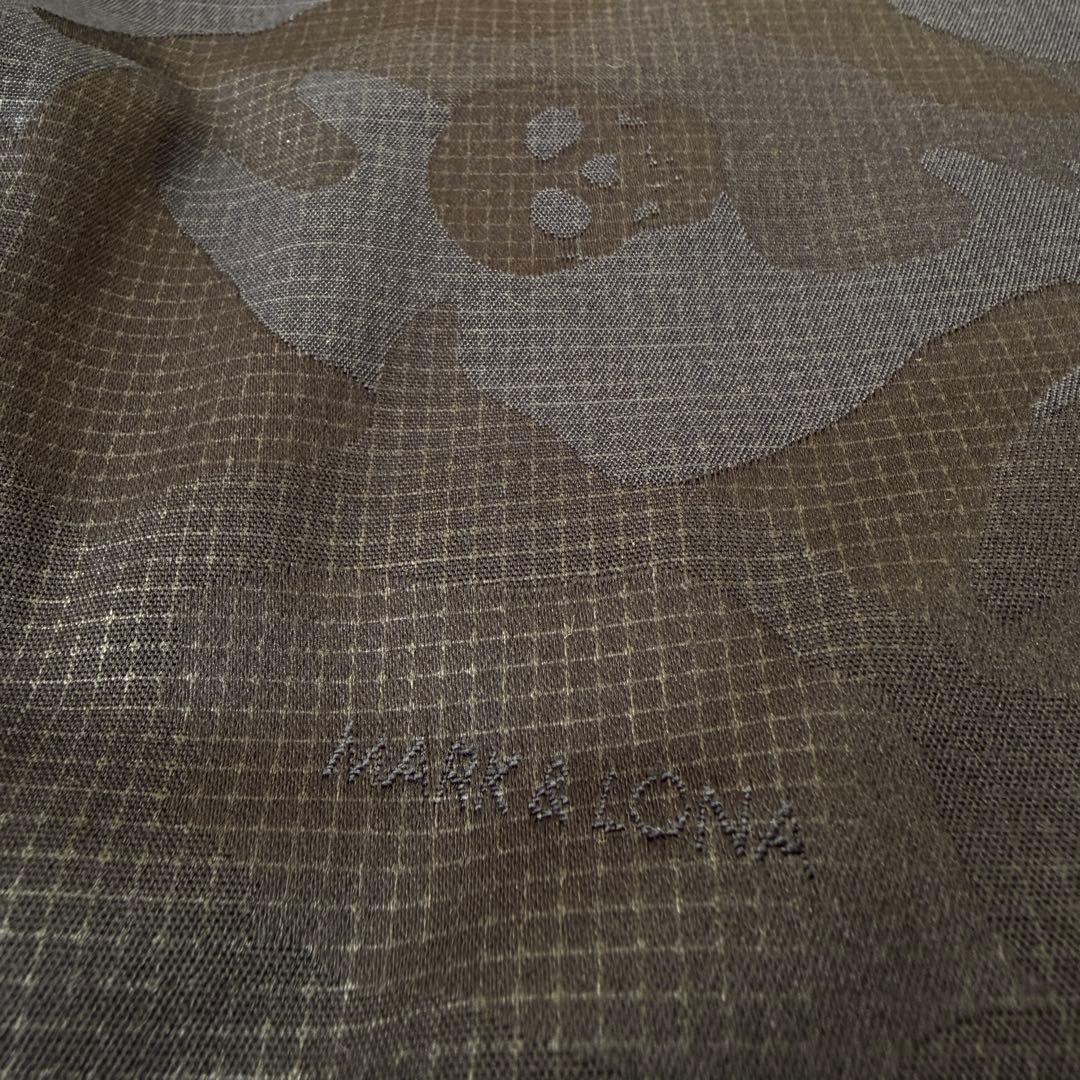 現行タグ　マークアンドロナ　パンツ　迷彩　紺　ネイビー　総柄　XL〜XXL相当