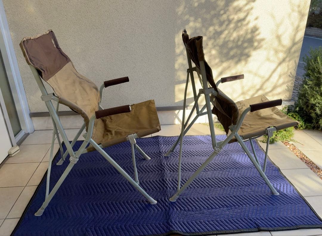 LOGOS ロゴス Life バックホールドチェア(ブラウン)【使用頻度少な目】