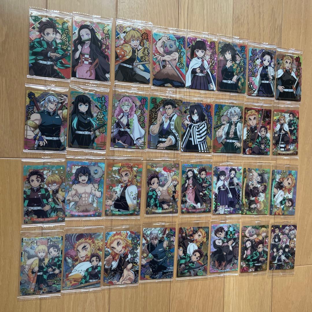 鬼滅の刃　フルコンプ　全種類　ウエハース5　カード