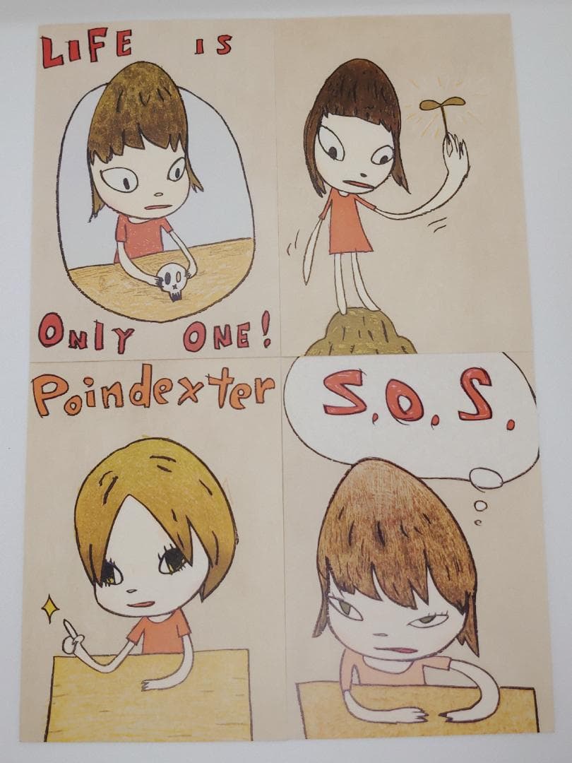 奈良美智 特製缶ケース入りPRINT WORKS ポストカードセット