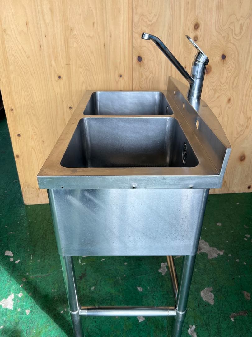 2槽シンク 900x450x790(+70)