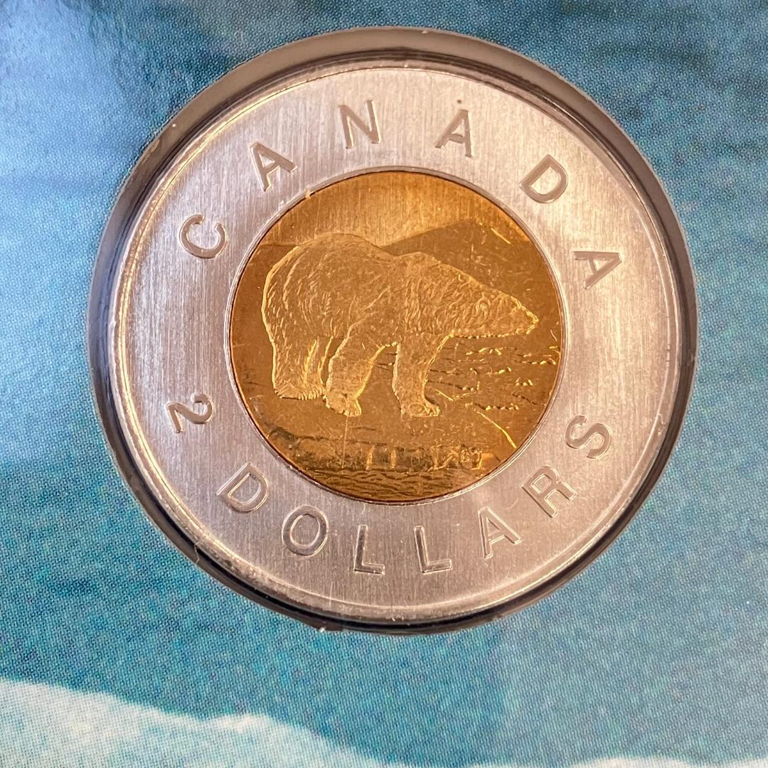 カナダ王立造幣局発行 2ドル（トゥーニー/Toonie）10周年記念
