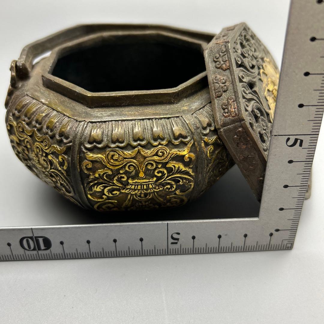 香炉　乾隆年製　蔵出し骨董品