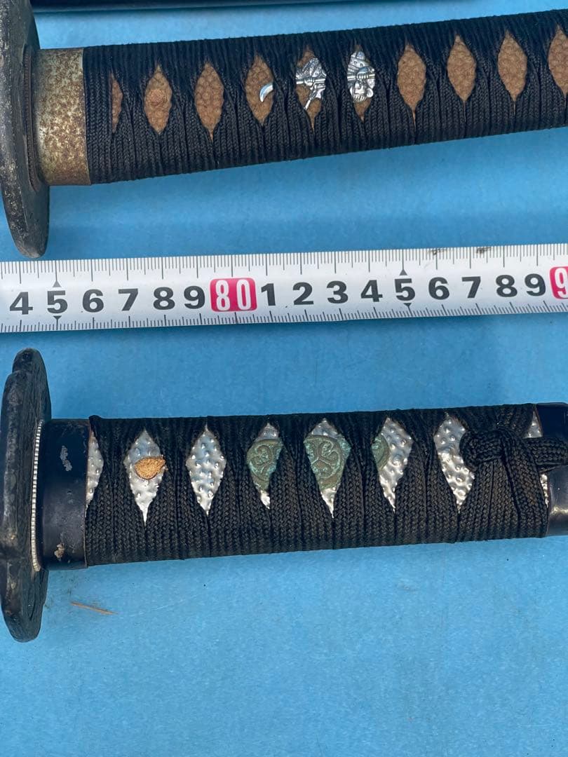 模造刀2本セット 木製スタンド付き