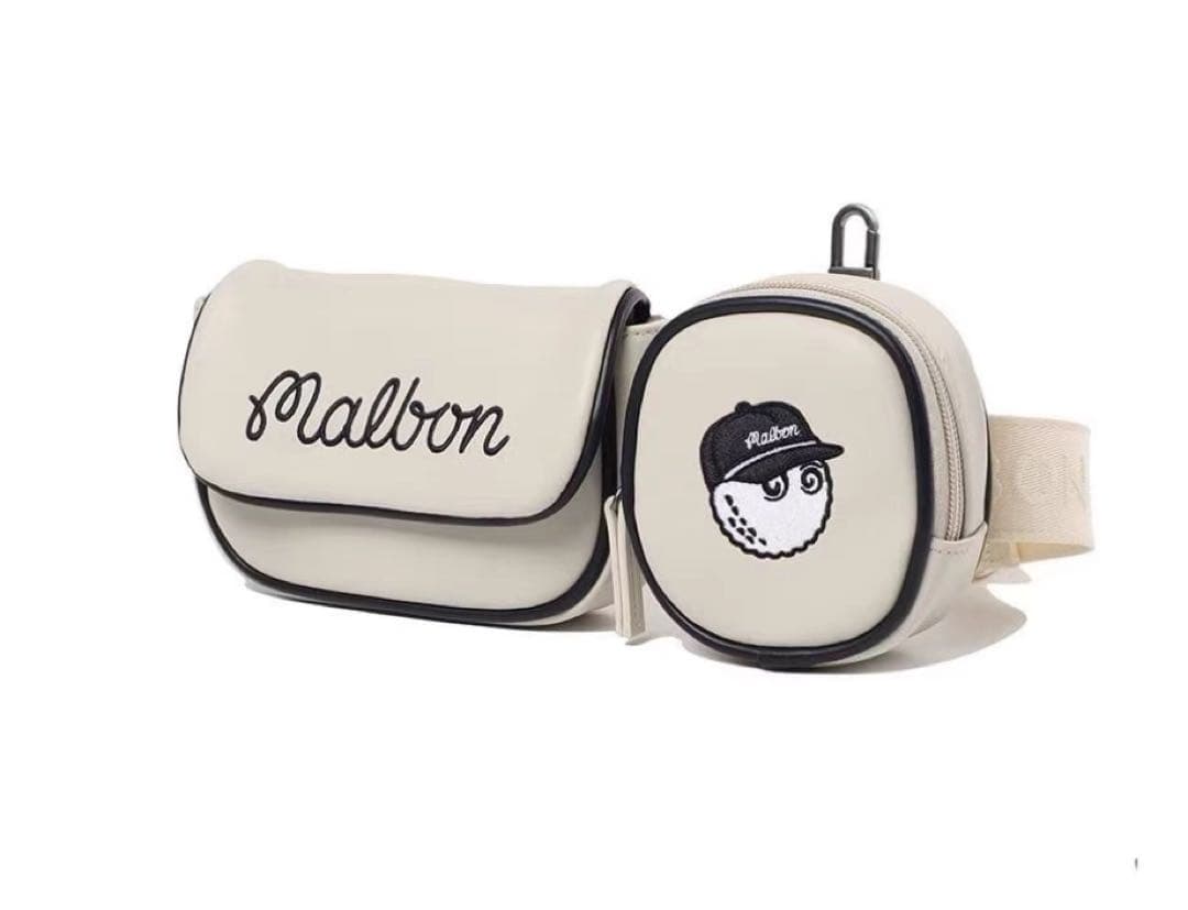 Malbon ゴルフ ミニボールバッグ✨防水2層式ウエスト＆ハンド兼用