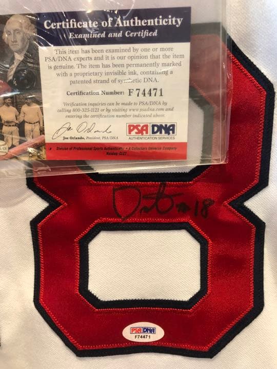 MLB 松坂大輔さん直筆サイン入りユニフォーム　レッドソックス