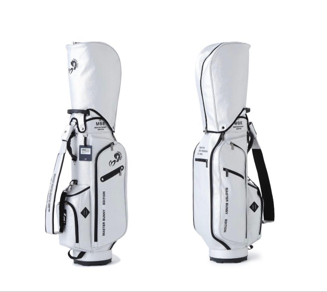 新品 パーリーゲイツ マスターバニー 【原プロアイコン】キャディバッグ 銀 限定
