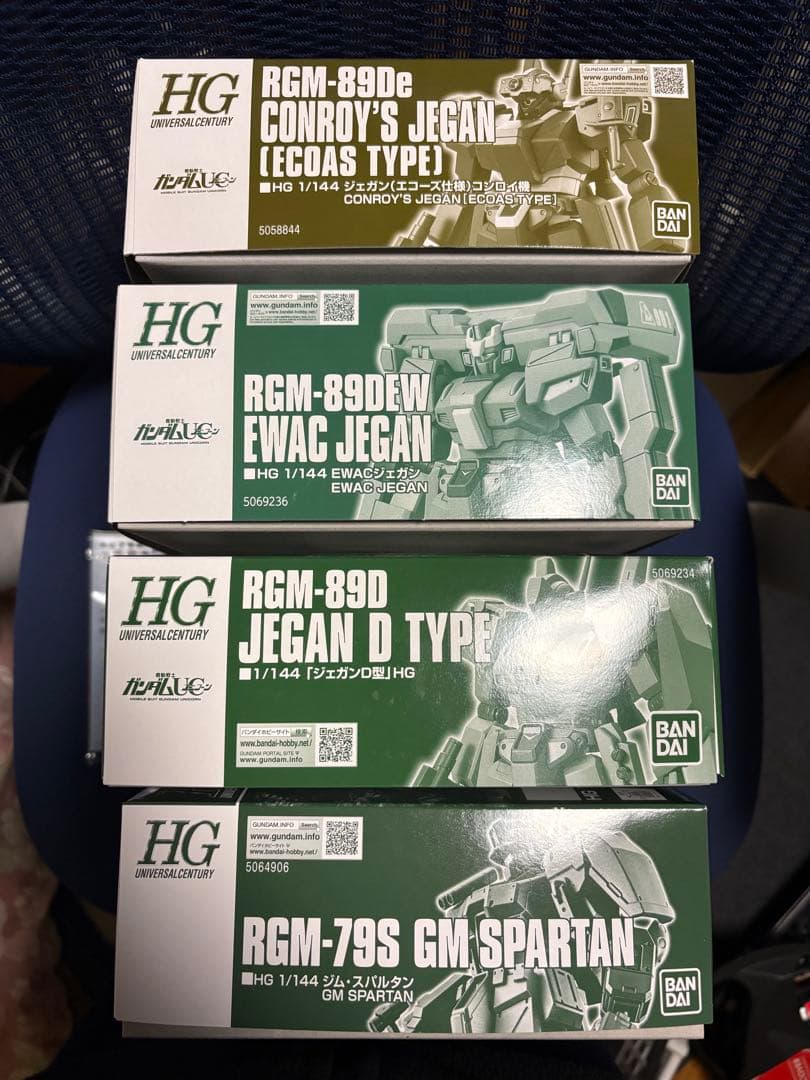 ガンプラまとめ売り　hgジェガンエコーズ　ewacジェガン等