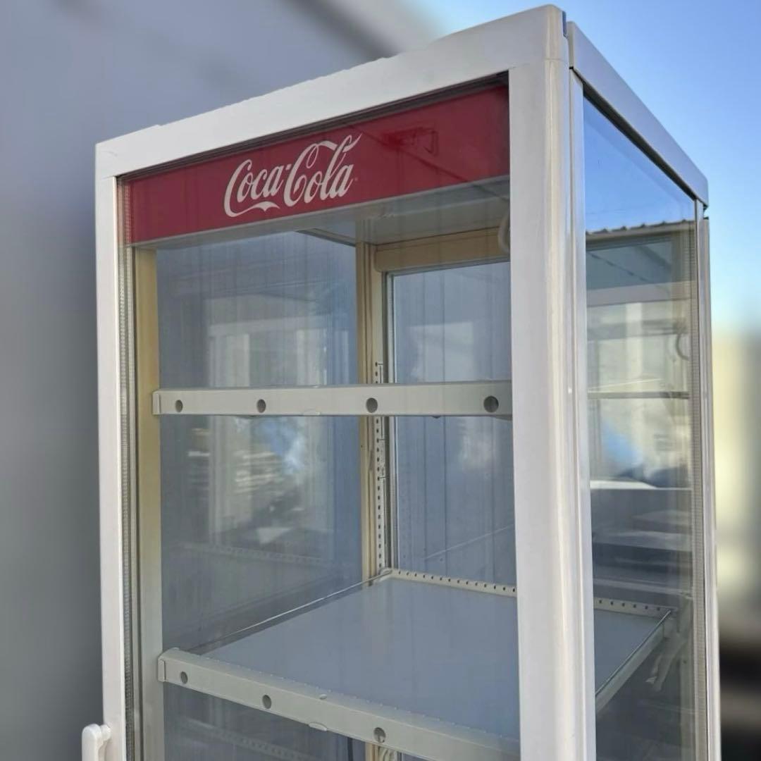 SANYO 冷蔵・温蔵 4面ガラス ショーケース コカコーラタイプ