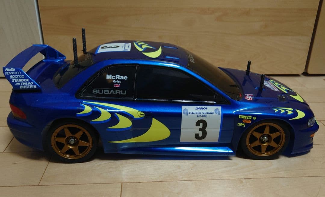 【希少 未走行 絶版品】タミヤ TA03F スバル インプレッサ WRC 97