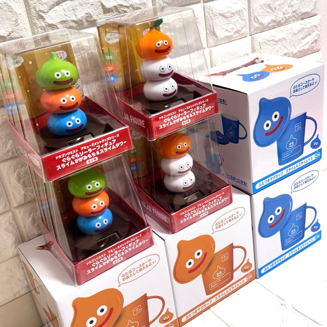 ドラゴンクエスト　スライムかがみもち＆スライムタワー　マグカップ　フィギュア